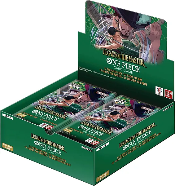 ONE PIECE CARD GAME - LEGACY OF THE MASTER BOOSTER DISPLAY OP12 (24 PACKS) - EN